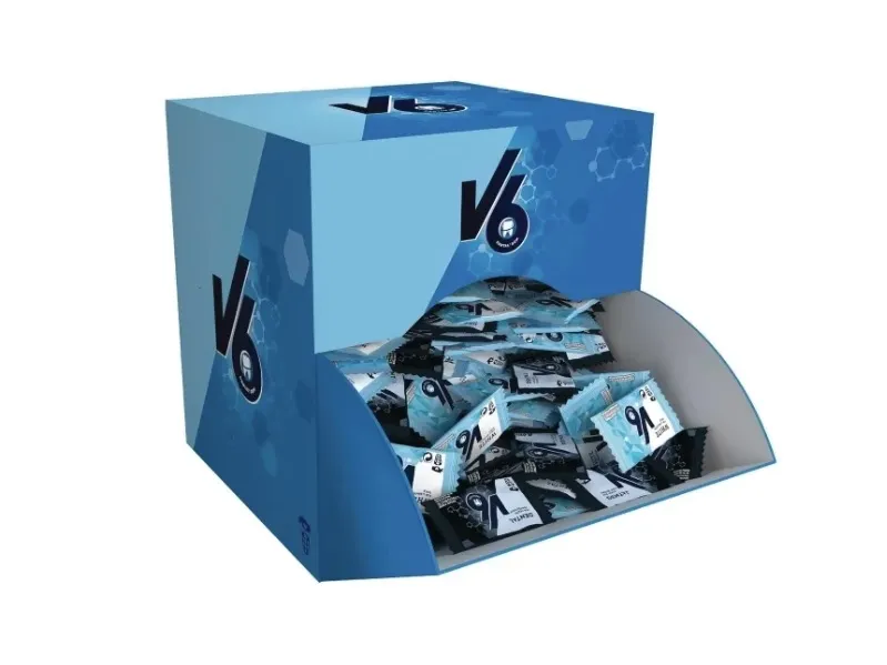 Tyggegummi V6 Dental assorteret 2x170 stk. i praktisk borddispenser