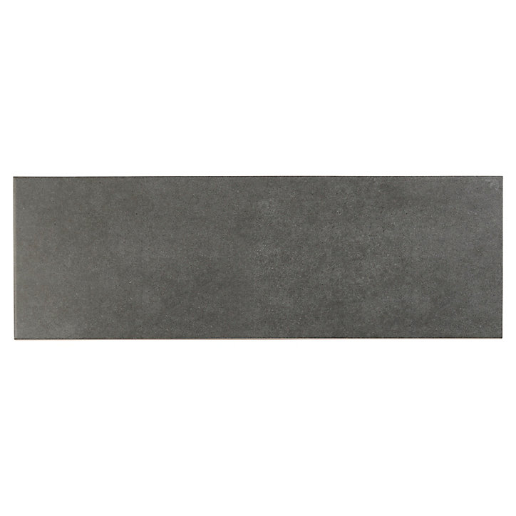Carrelage mural anthracite 20x60cm Konkrete GoodHome