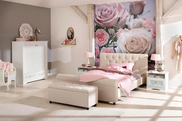 Komar Fototapete »Floraison - Grösse 368 x 254 cm« bedruckt glatt Wohnzimmer, Schlafzimmer