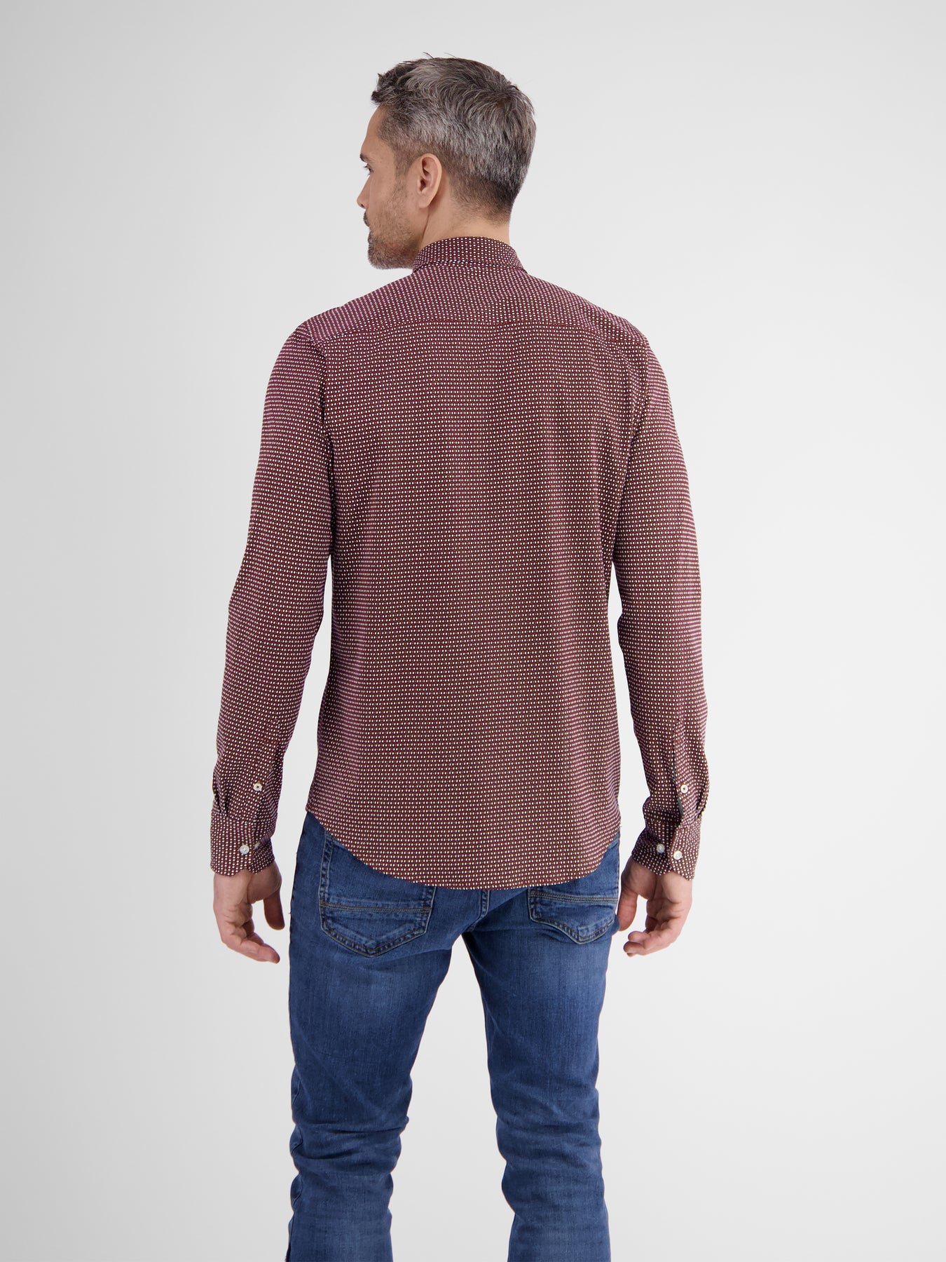 Herren Jerseyhemd mit Haifischkragen