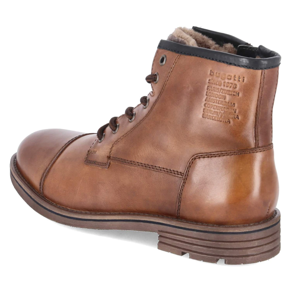 BugattiWinterstiefeletten - Cognac