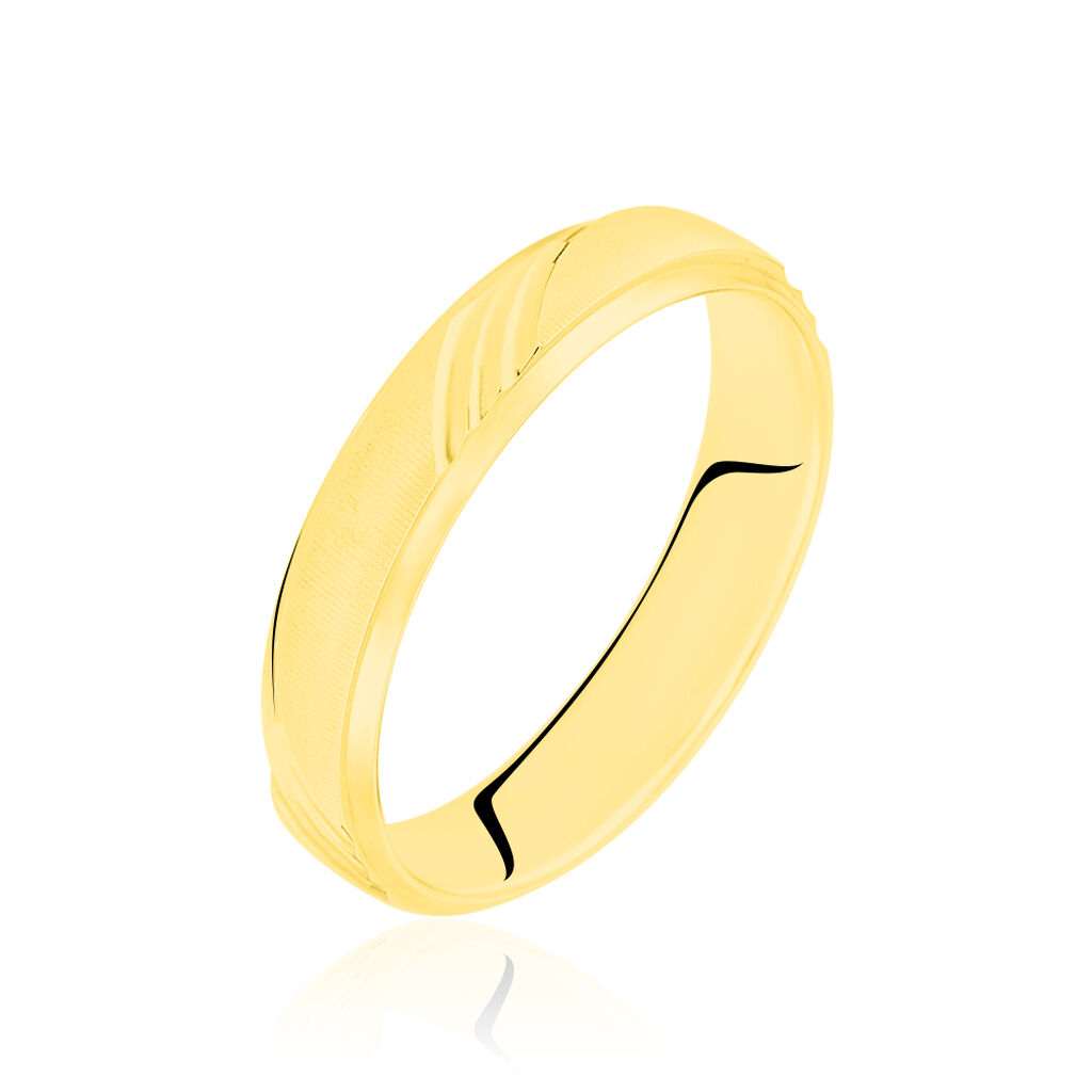 Alliance Ciham Ruban Plat Or Jaune