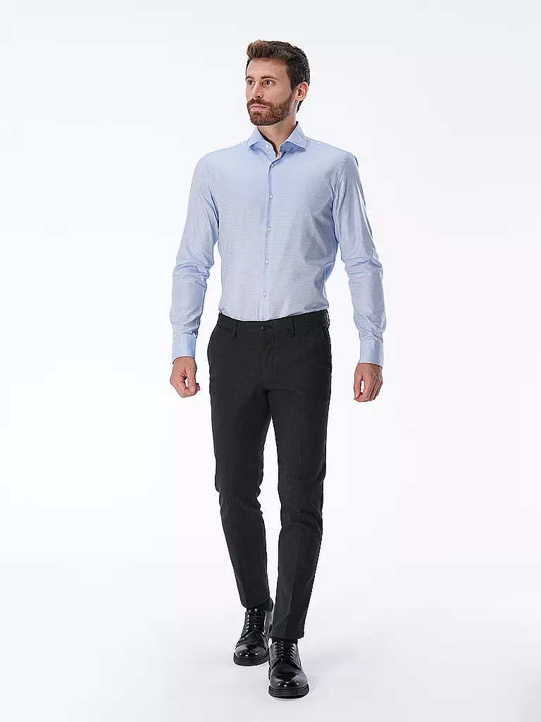 BOSS Hemd Slim Fit HANK hellblau