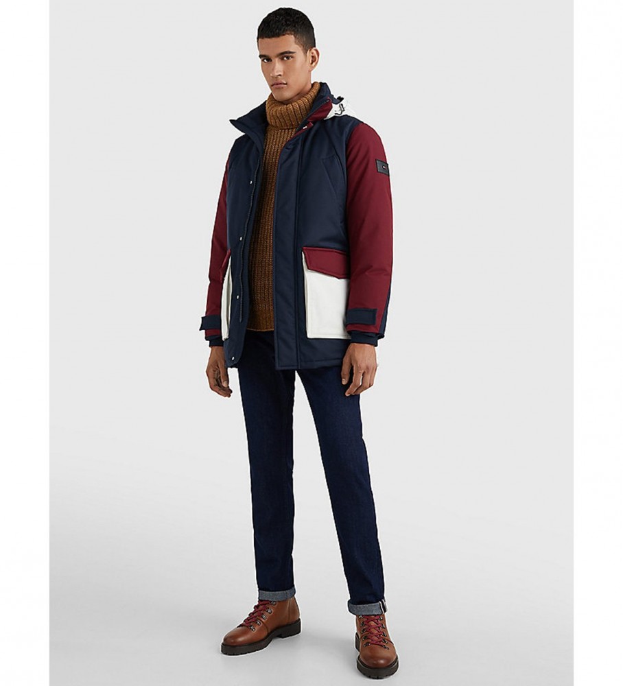 Casaco Tommy Hilfiger Parka Rockie cor merino, bege