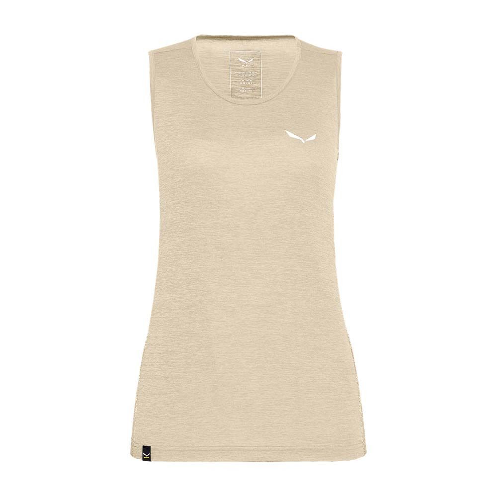 Salewa PUEZ GRAPHIC DRY - Débardeur Femme oatmeal melange