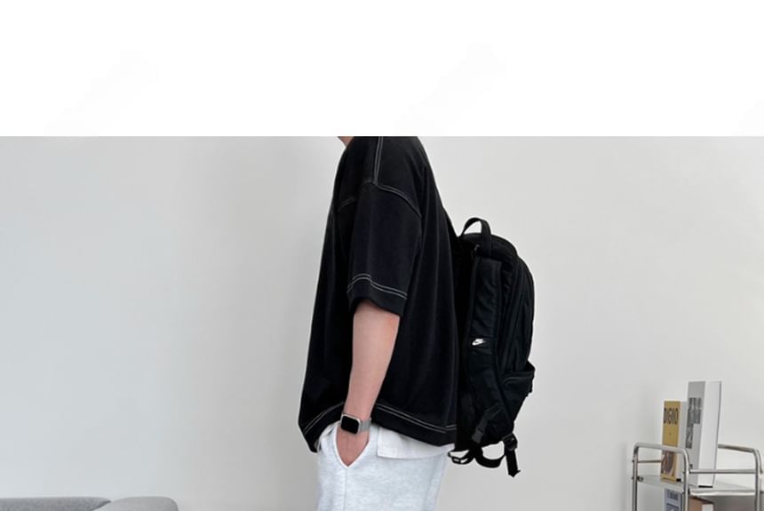 SeoulPop - T-shirt met korte mouwen en losse pasvorm