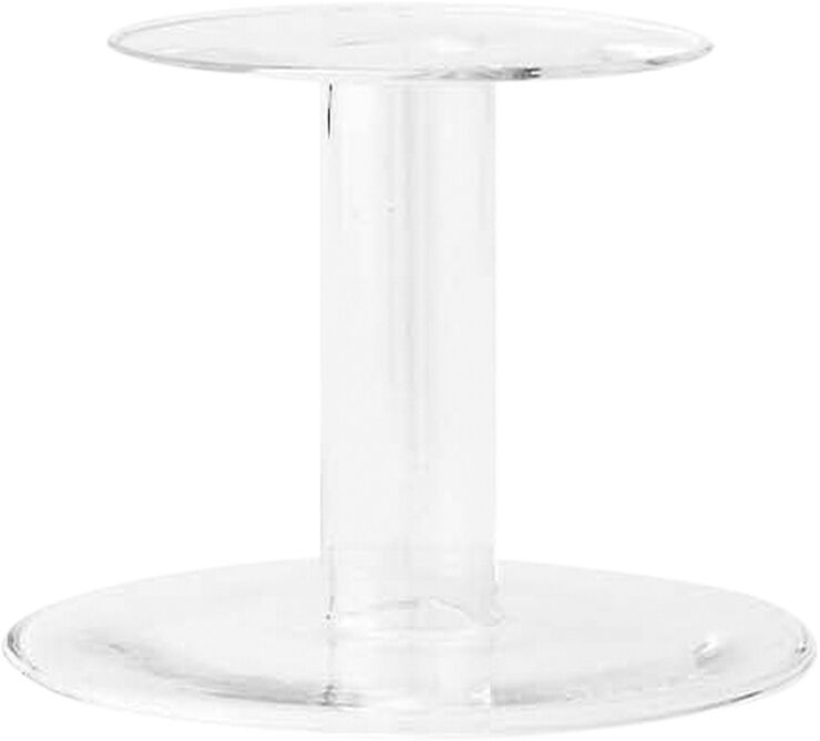 Audo Copenhagen Abacus, Candle Holder, H8,5 Transparent
