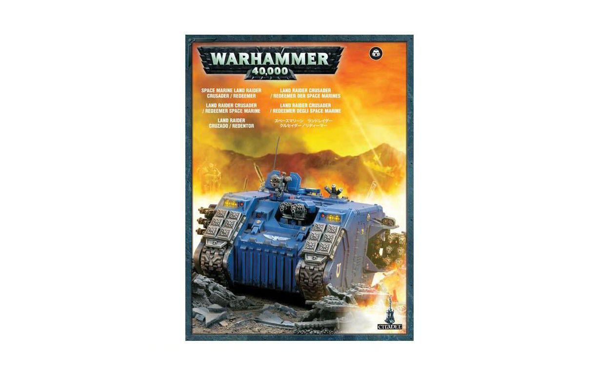 Fahrzeug Warhammer 40.000 Land Raider Crusader / RedeemerBausatz für 1 Fahrzeug