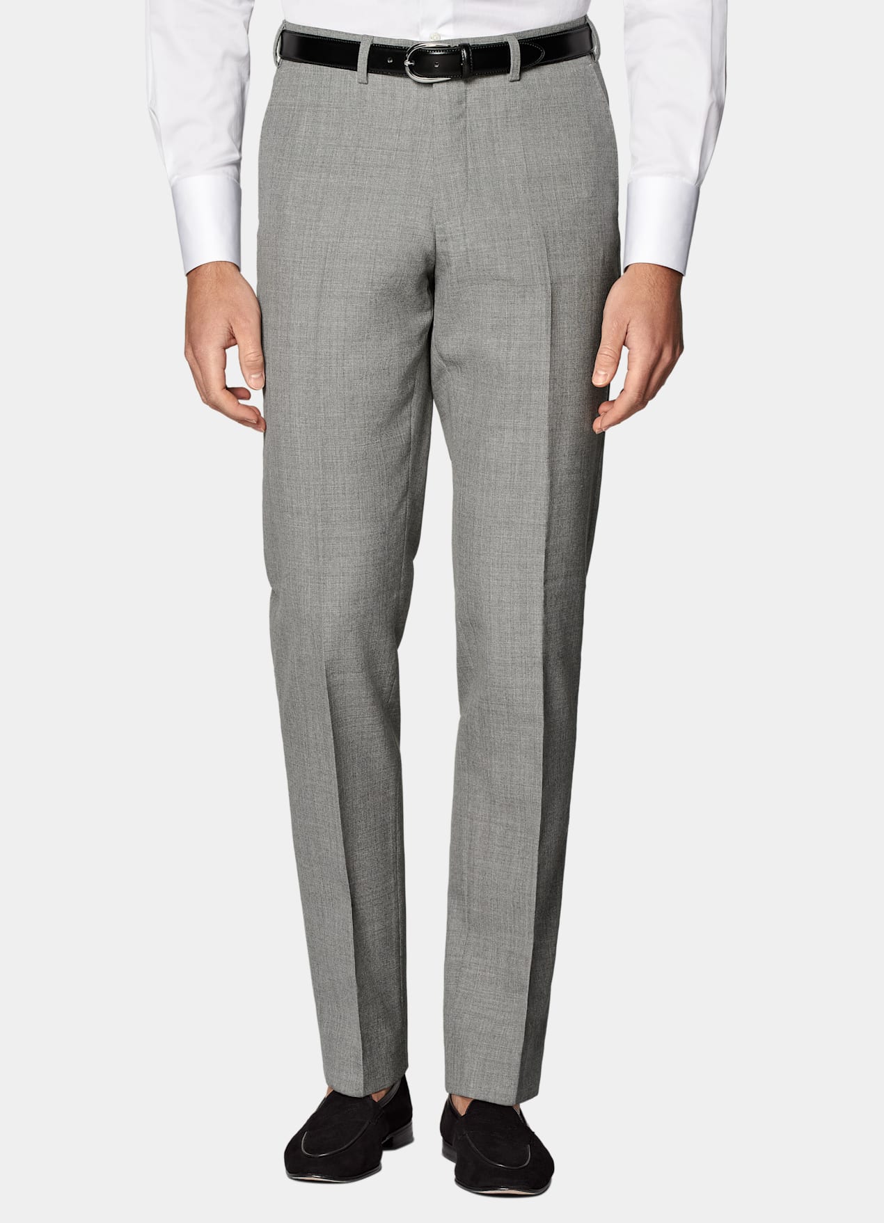 Costume Perennial Lazio coupe Tailored gris clair