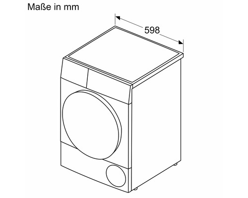 Bosch WQB246C40 warmtepompdroger, 9 kg capaciteit