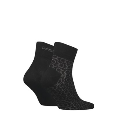 Chaussettes homme Quarter 2P Badge CALVIN KLEIN