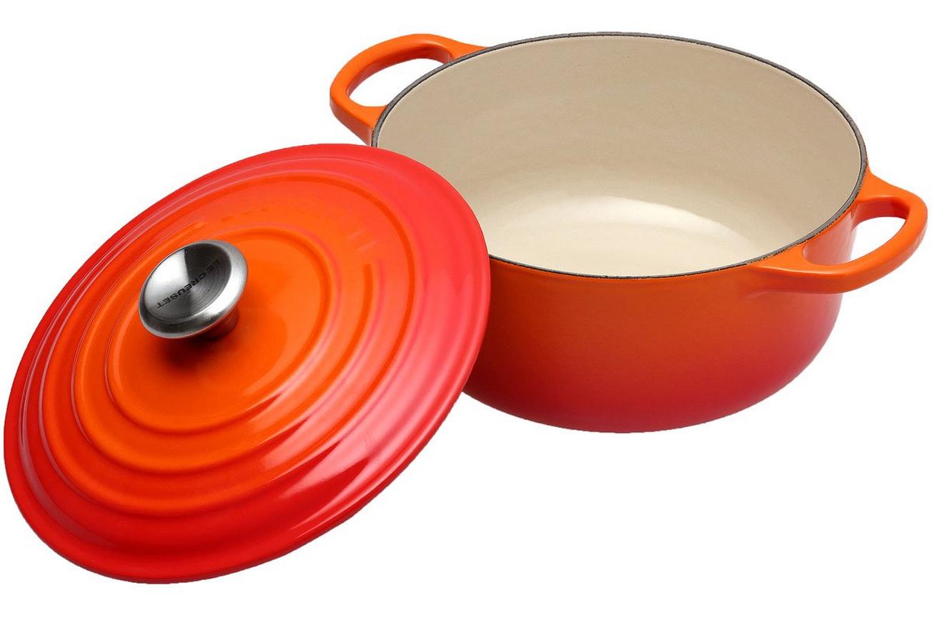 Le Creuset braadpan - cocotte 20cm, 2,4L oranje