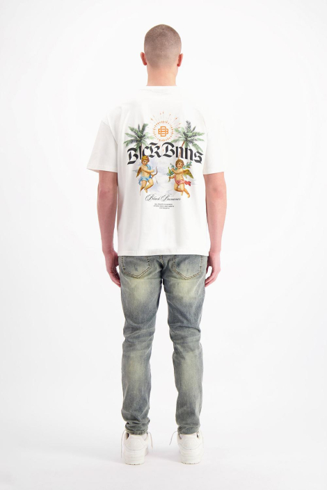 Black Bananas witte heren t-shirt
