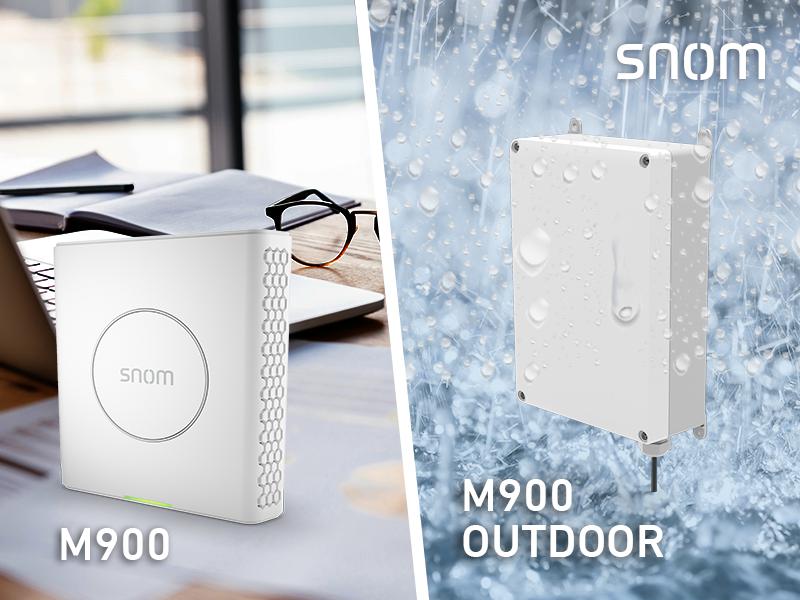snom Basisstation M900 Outdoor Widersteht einem grossem Temperaturbereich, Zertifiziert nach IP55