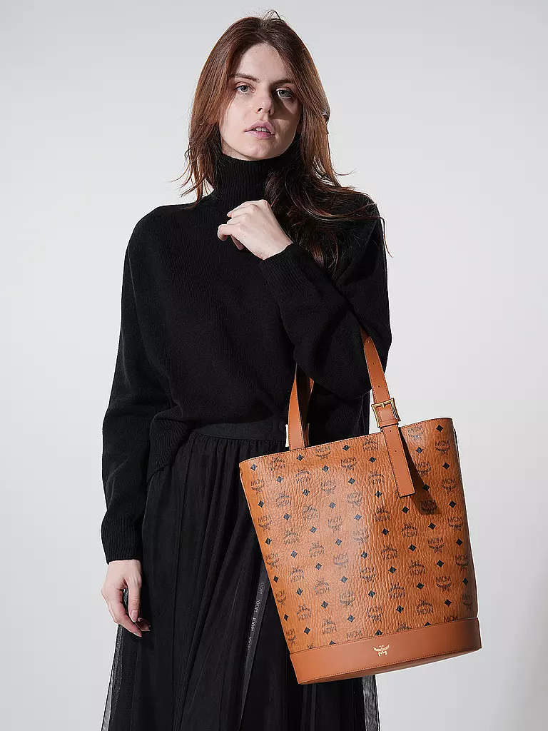 MCM Tasche - Tote Bag AREN Medium braun