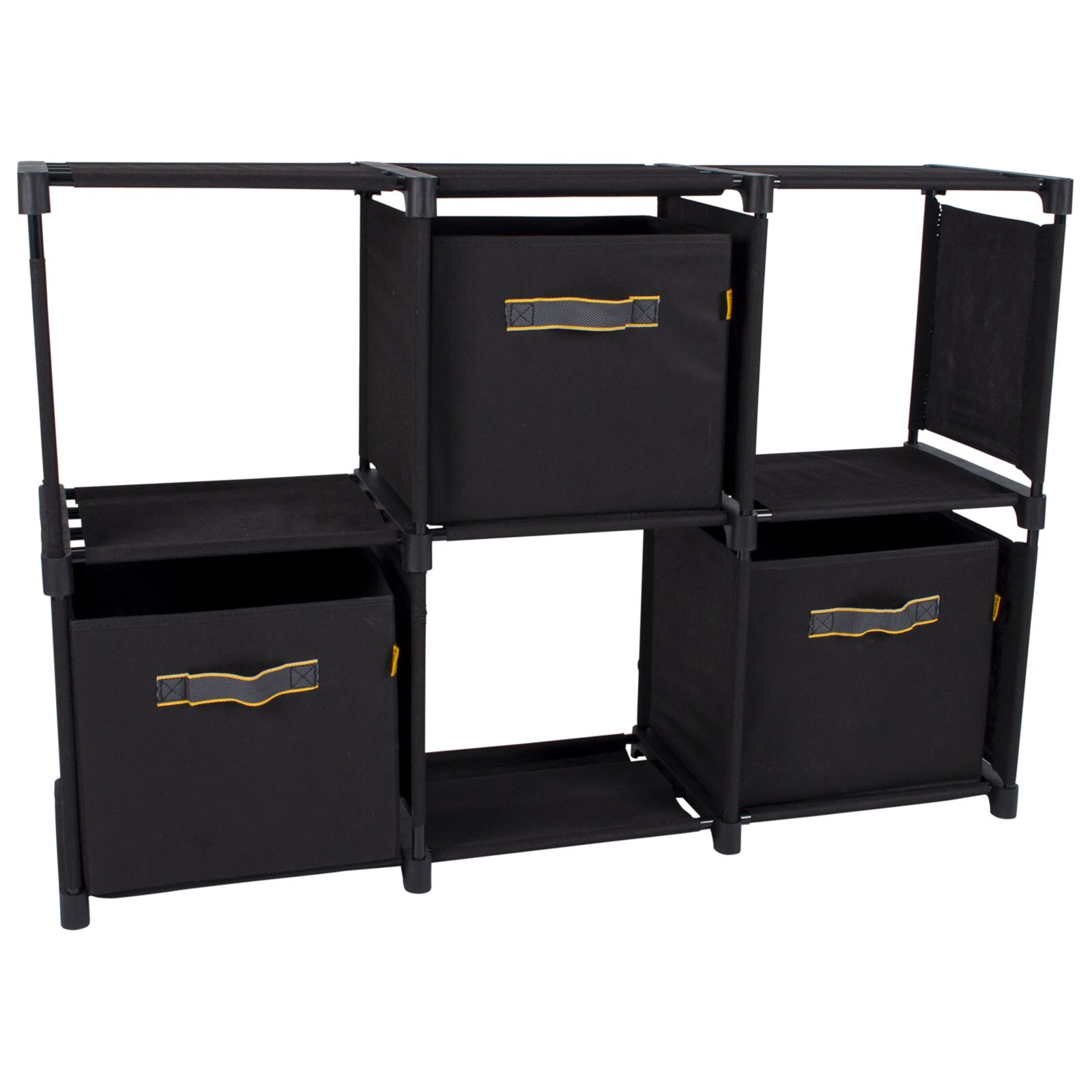 BO-CAMP Faltschrank Troutman Campingschrank Stoff Schrank Schubladen Garderobe