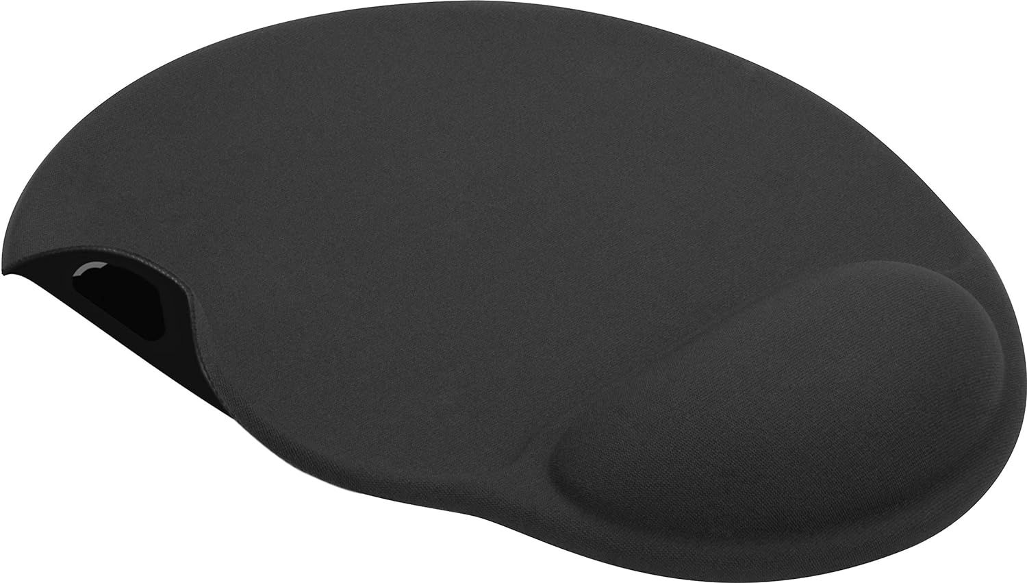 (23x26cm) Vellu Gel Mousepad Mauspad mit Gel Handballenauflage (SL-620802-BK) - Schwarz