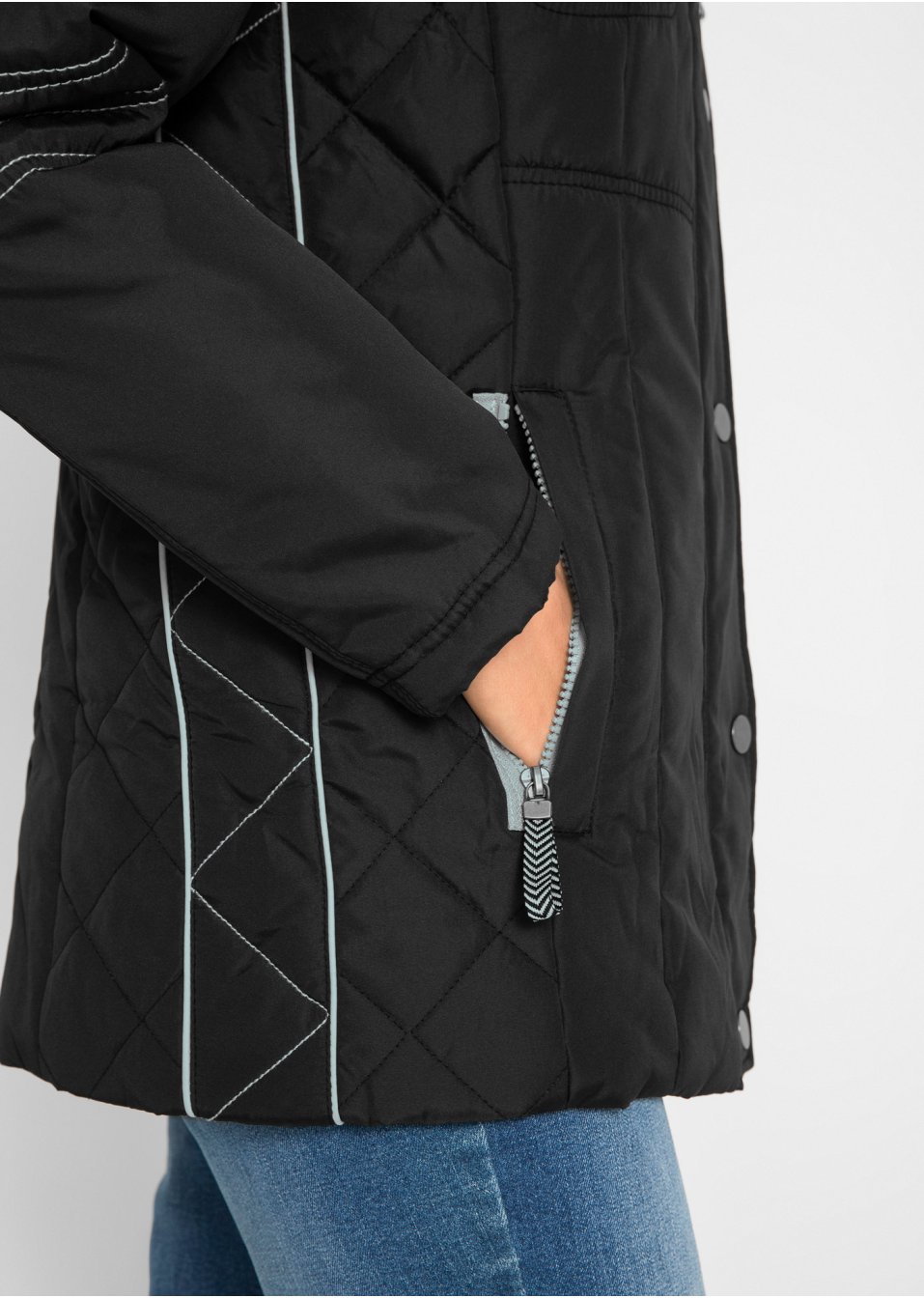Veste matelassée à grand col