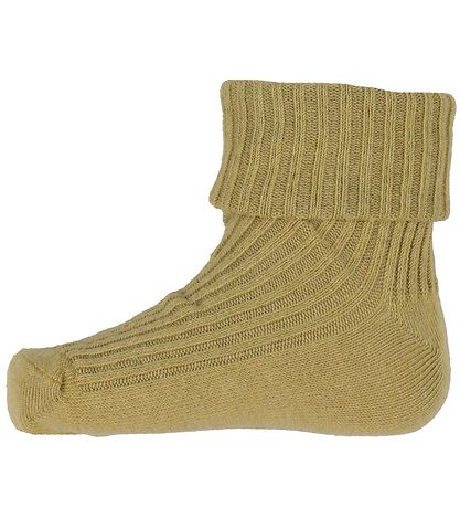 Minymo Socken - 3er-Pack - Green - Rib
