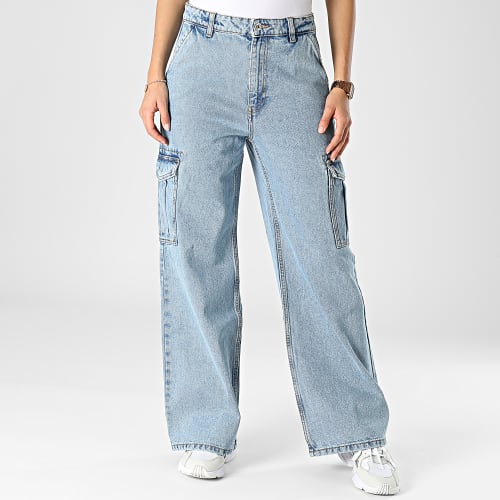 Jeans Cargo Femme Hope Bleu Wash