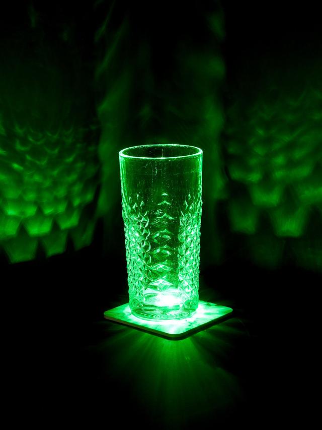 4er-Set LED Leuchtuntersetzer