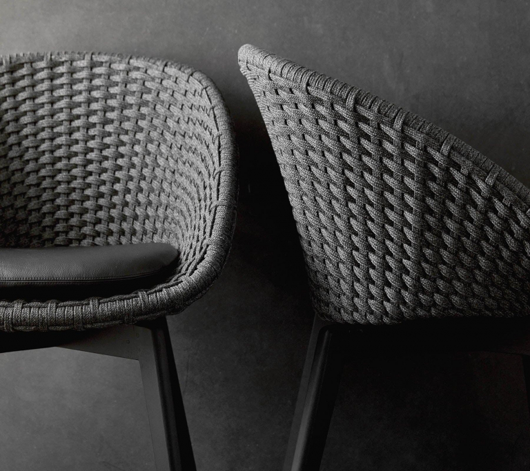 Cane-Line Zitkussen voor Peacock stoel dark grey