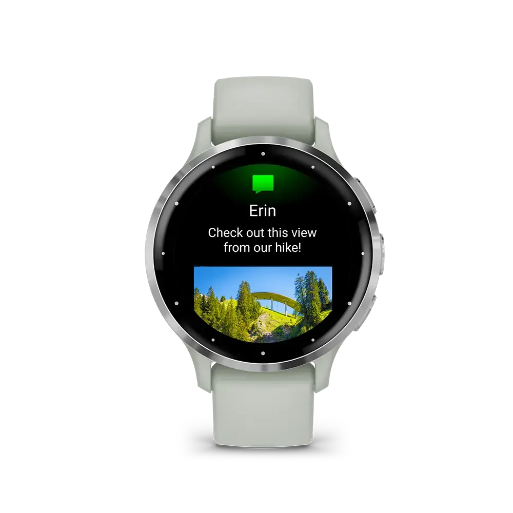 Garmin Venu 3S Wi-Fi GPS Sporthorloge Lichtgrijs/Zilver