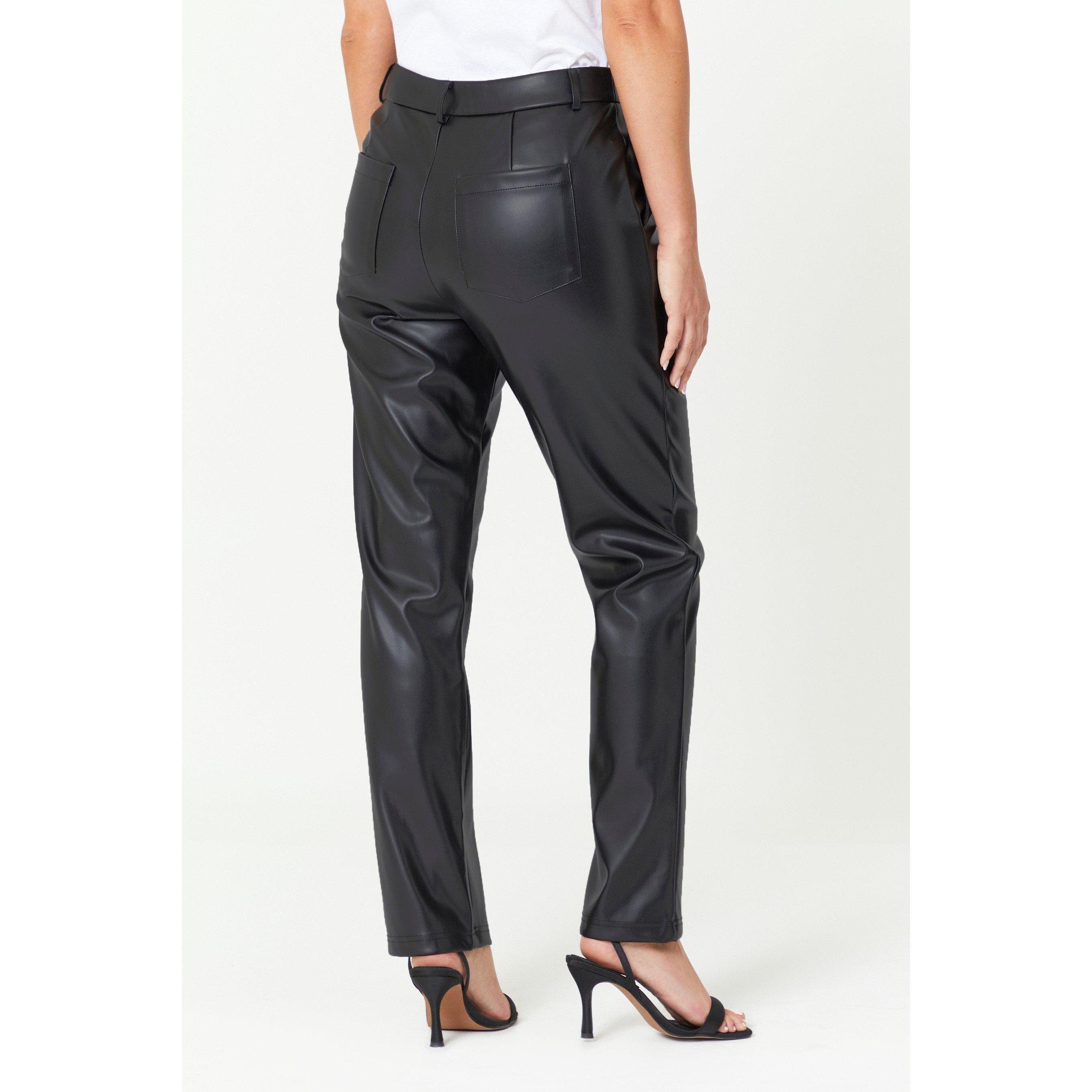 Be You Ladies PU Trousers