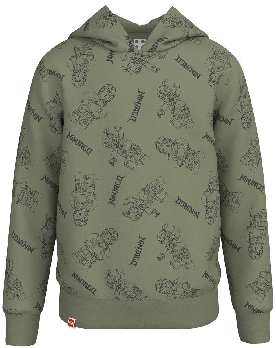 Kapuzen-Sweatshirt M12010654 in light olive green