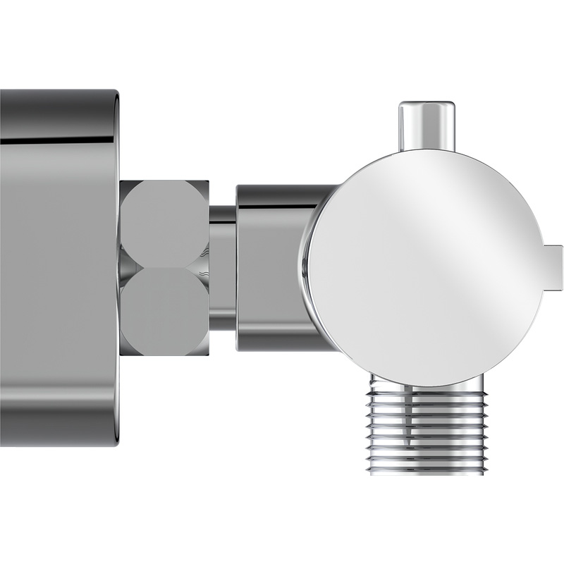 Schütte London thermostatische douchekraan 120mm chroom
