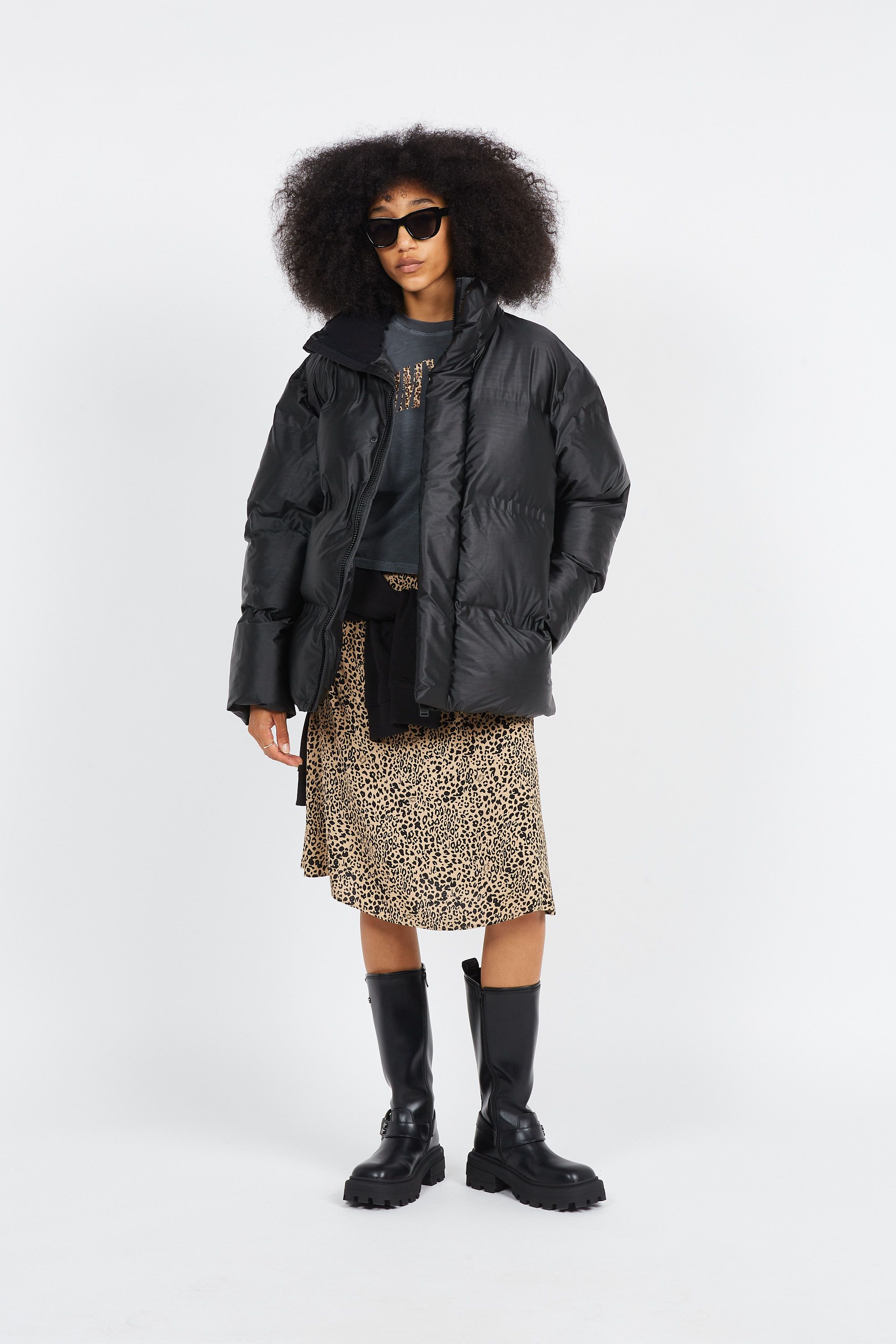 RAINS Doudoune Bator Puffer Jacket W3T3 Noir