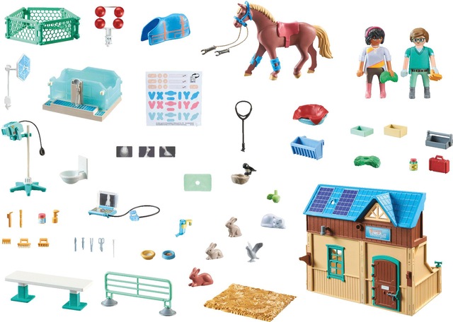 Playmobil® Konstruktions-Spielset »Reittherapie & Tierarztpraxis (71352), Horses of Waterfall«