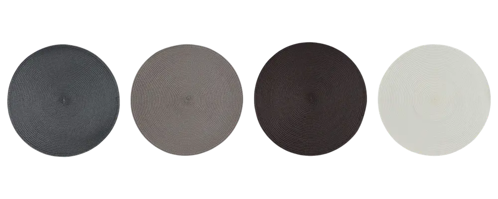 Dækkeserviet rund Ø37cm - assort.