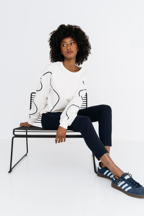 Maicazz ecru dames sweater
