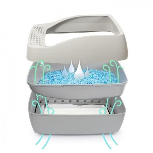 Caixa de areia PetSafe Cristal Deluxe para gatos