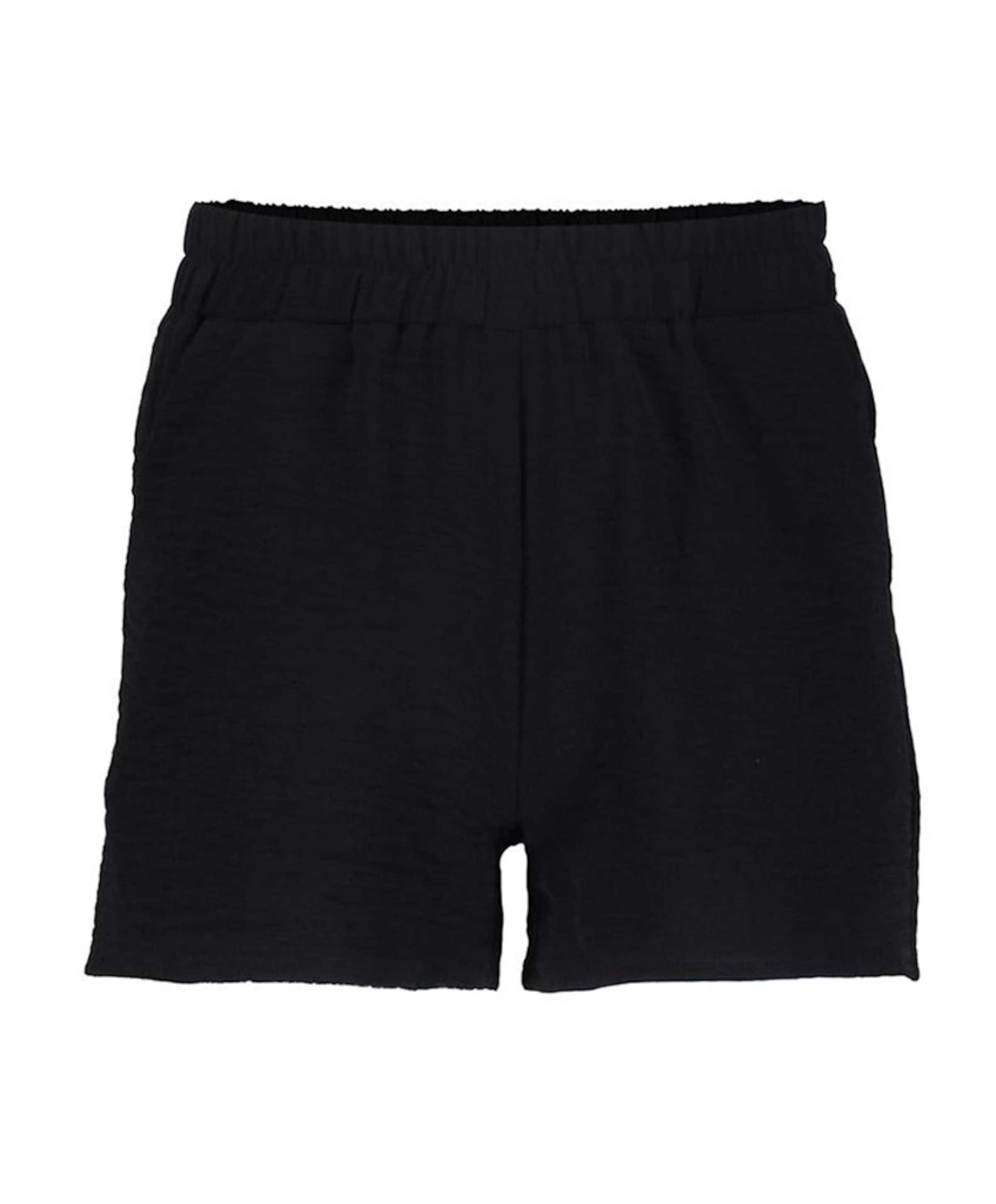 Geisha Shorts crinckle meisjes korte broek zwart