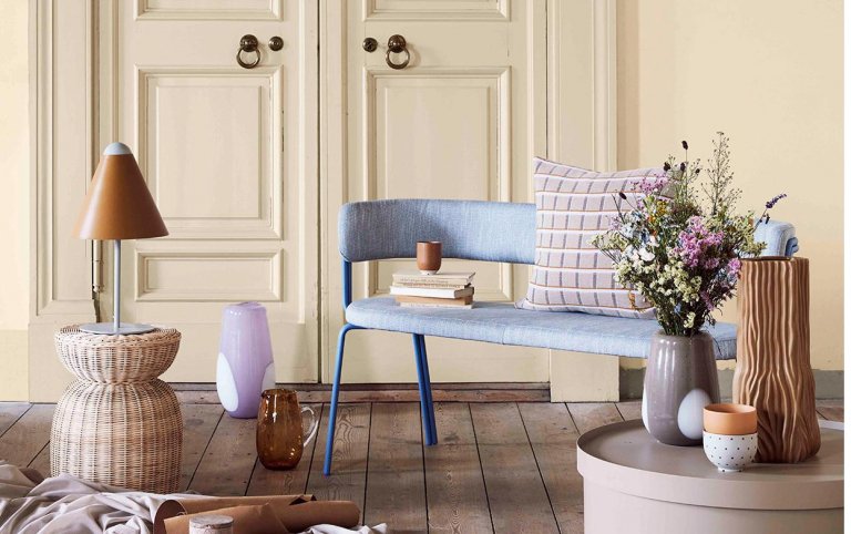 Broste Copenhagen Magny vaas medium Dark Blue