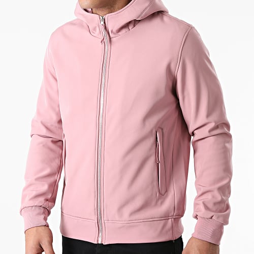 Veste Zippée à Capuche Rose