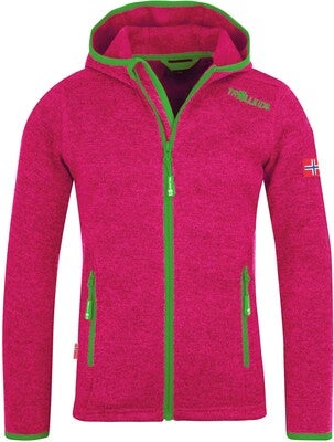 Trollkids Jondalen Fleecejakke, Pink/Green