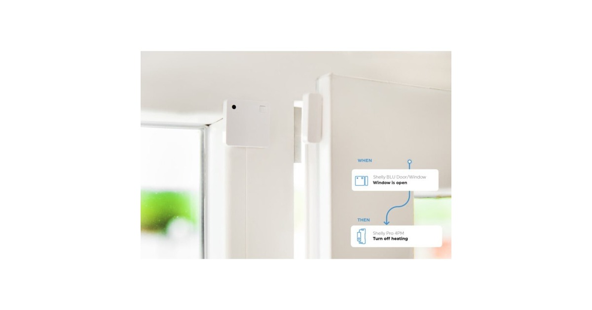 ShellyBLU Door/window openingsmelder  (Wit)