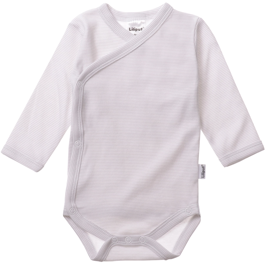 Liliput Wickelbody (Set, 2-tlg.) grau-weiss