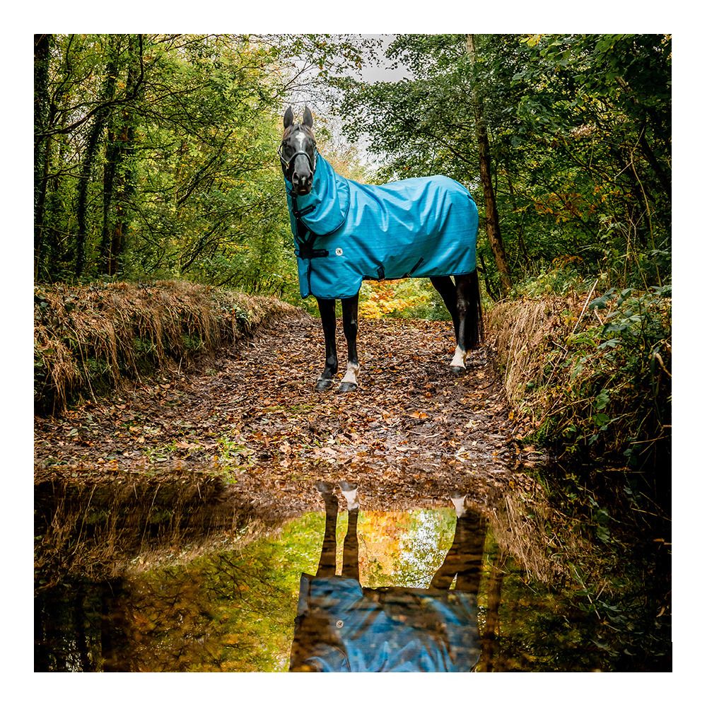 Horseware AMIGO HERO REVIVE PLUS 900D 200G - Couverture de paddock ocean blue
