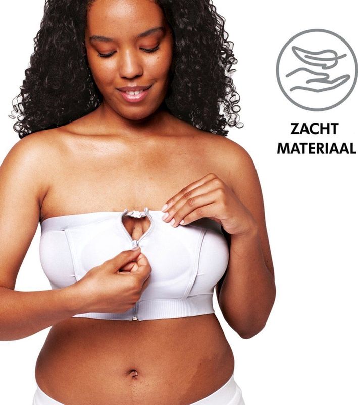 Medela Hands-Free Kolfbeha - Mt. M - Wit