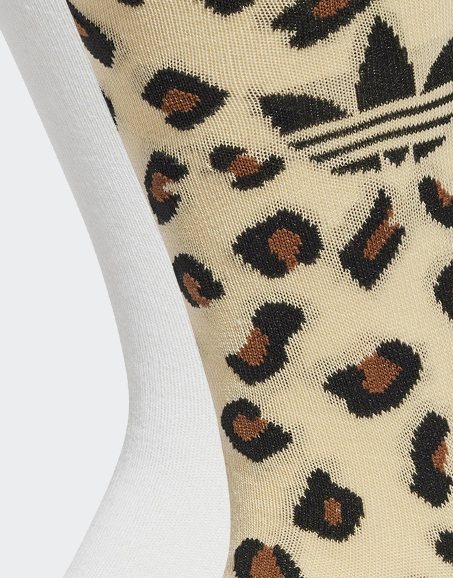 adidas Chaussettes Leopard mi-mollet (2 paires)