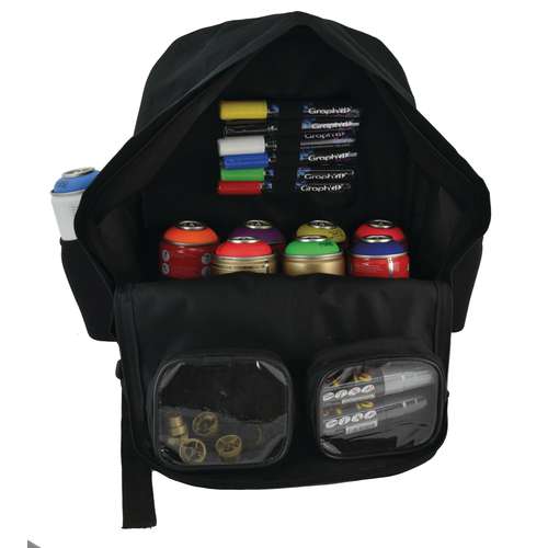 GRAPH STUFF Rucksack für Marker & Spraydosen