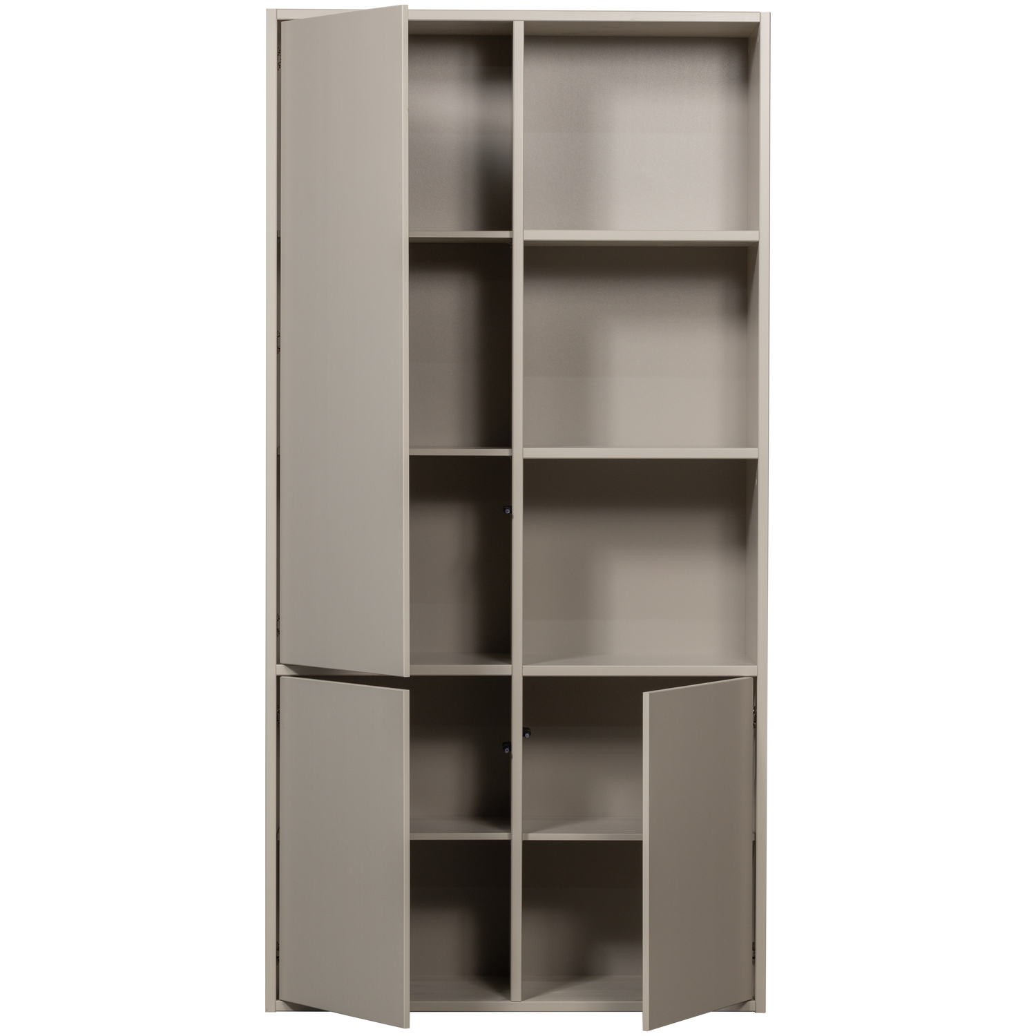 WOOOD Meggy Opbergkast Links - Grenen hout - Dust|Grijs - 215x108x40