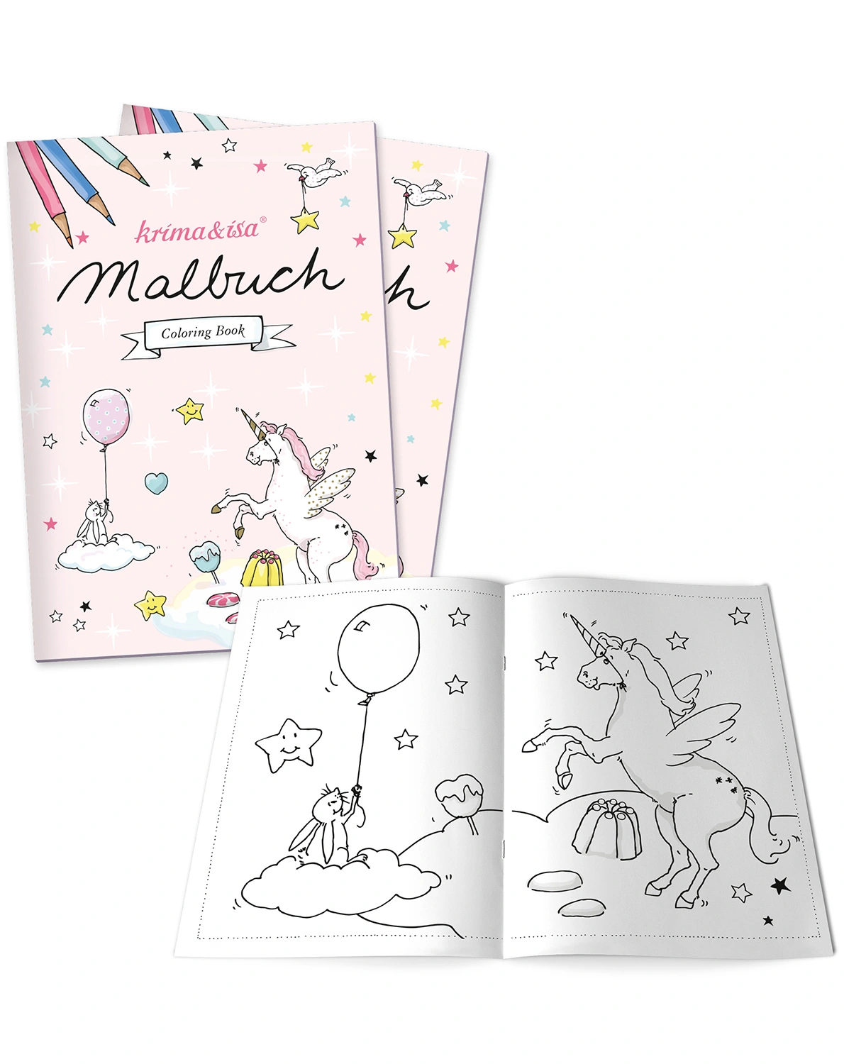 Malbuch EINHORN 2er-Set