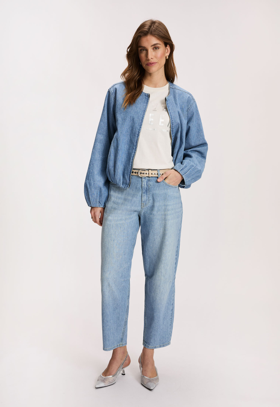 Silvercreek Denim Bomber Jacket