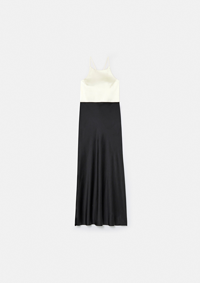 Robe Raphaellenoire en satin fluide