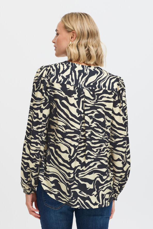 Fransa FRARIANA BL 4 Navy blazer aop ma24 02b
